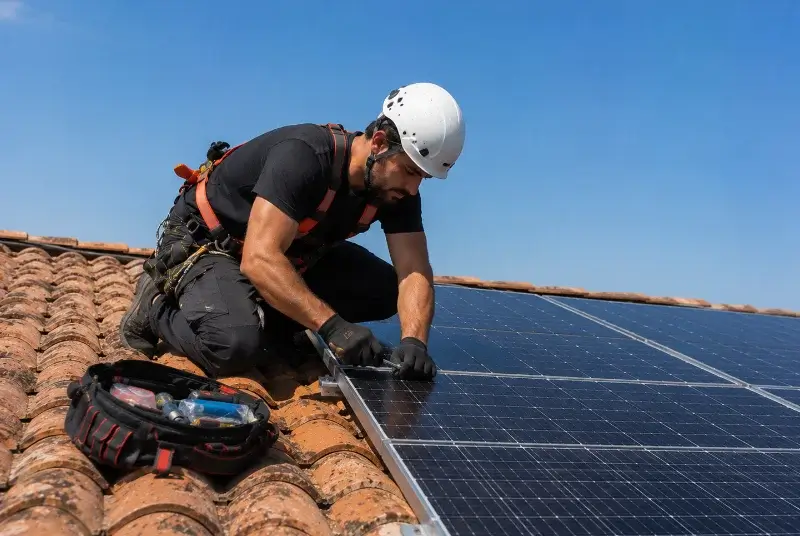 Maintenance et monitoring de panneaux solaires à Cruzilles-lès-Mépillat